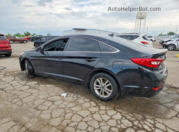 5NPE24AF8GH312607 2016 HYUNDAI SONATA Black Rear left
