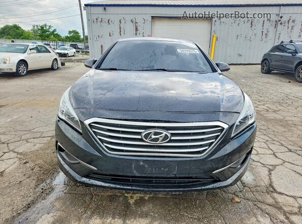 5NPE24AF8GH312607 2016 HYUNDAI SONATA Black Front view