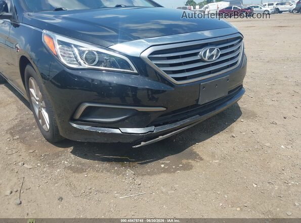 5NPE24AF8GH316608 2016 HYUNDAI SONATA Black წინა ხედი