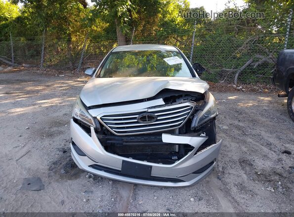 5NPE24AF8GH320058 2016 HYUNDAI SONATA Silver ხელსაწყოთა პანელის ხედი