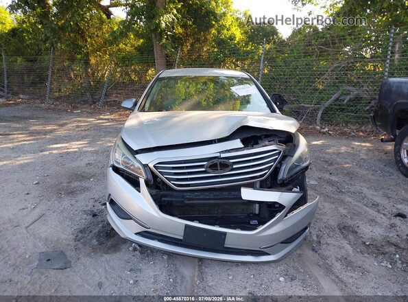 5NPE24AF8GH320058 2016 HYUNDAI SONATA Silver წინა ხედი