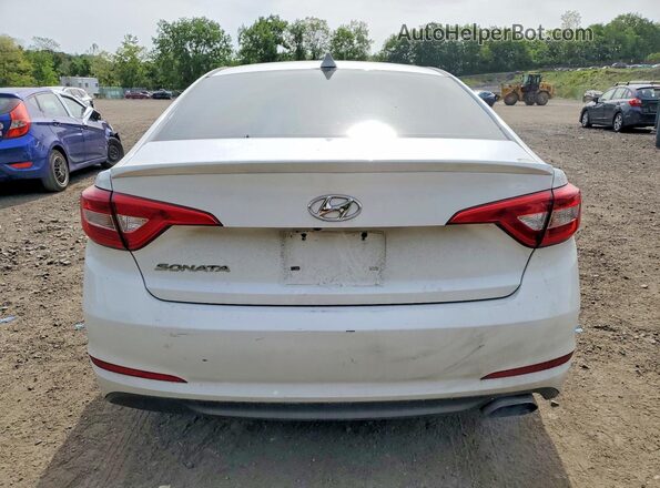 5NPE24AF8GH346935 2016 HYUNDAI SONATA White Rear view