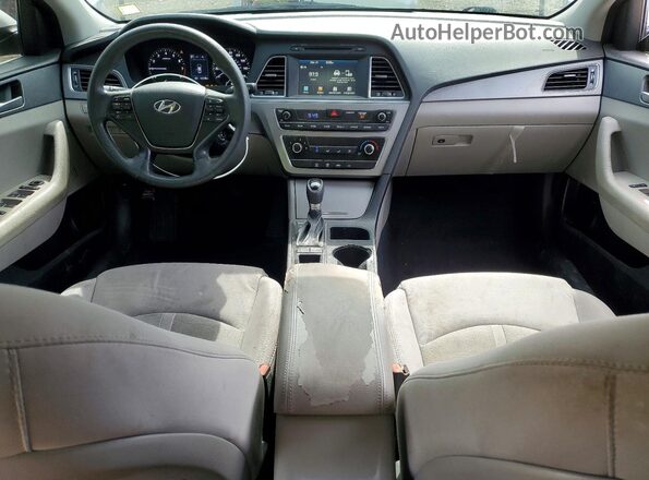 5NPE24AF8GH346935 2016 HYUNDAI SONATA White Dashboard view