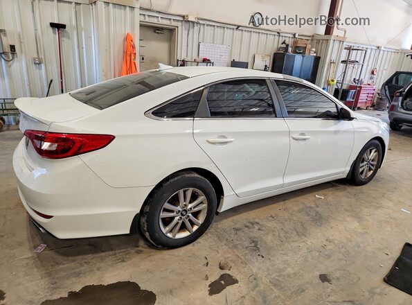 5NPE24AF8GH376971 2016 HYUNDAI SONATA Белый Задняя правая четверть