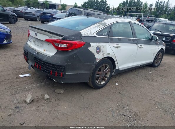 5NPE24AF8GH379045 2016 HYUNDAI SONATA White Tył prawy