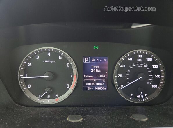 5NPE24AF8GH380163 2016 HYUNDAI SONATA Blue Սարքավորումների վահանակի տեսք