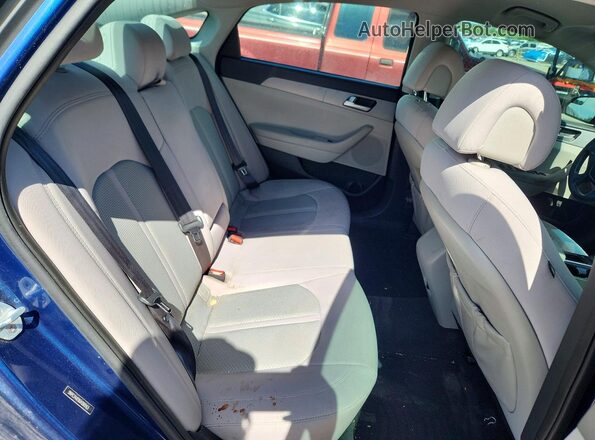 5NPE24AF8GH380163 2016 HYUNDAI SONATA Blue Հետևի նստատեղերի տեսք