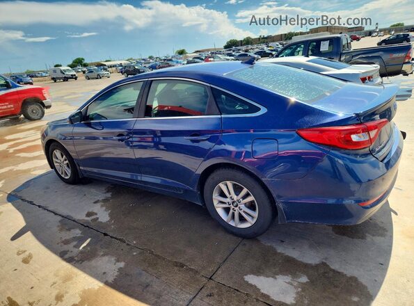 5NPE24AF8GH380163 2016 HYUNDAI SONATA Blue Հետևի ձախ