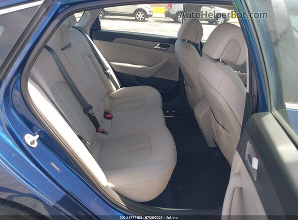 5NPE24AF8GH404705 2016 HYUNDAI SONATA Blue Вид наклейки з VIN-кодом