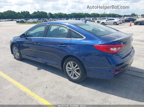 5NPE24AF8GH404705 2016 HYUNDAI SONATA Blue Задня ліва чверть