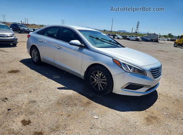 5NPE24AF8HH454702 2017 HYUNDAI SONATA Silver Delantero derecho