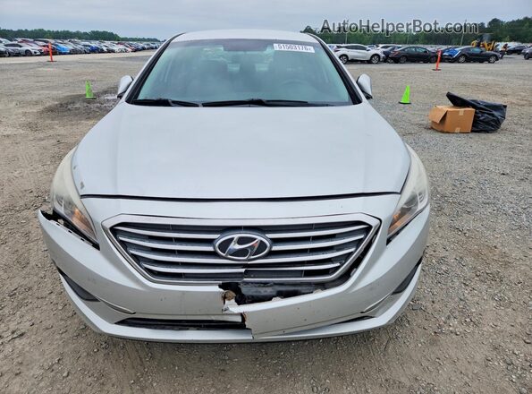 5NPE24AF8HH494651 2017 HYUNDAI SONATA Silver წინა ხედი