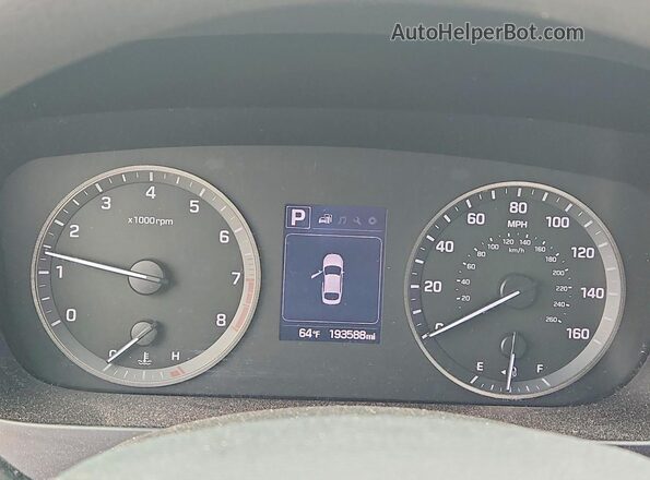 5NPE24AF8HH494651 2017 HYUNDAI SONATA Silver ხელსაწყოთა პანელის ხედი