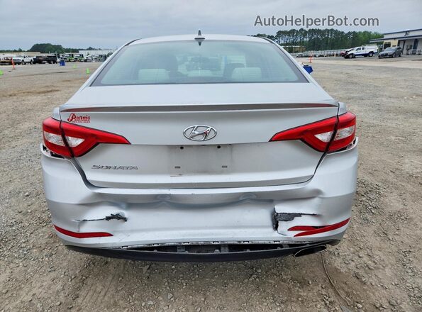 5NPE24AF8HH494651 2017 HYUNDAI SONATA Silver უკანა ხედი