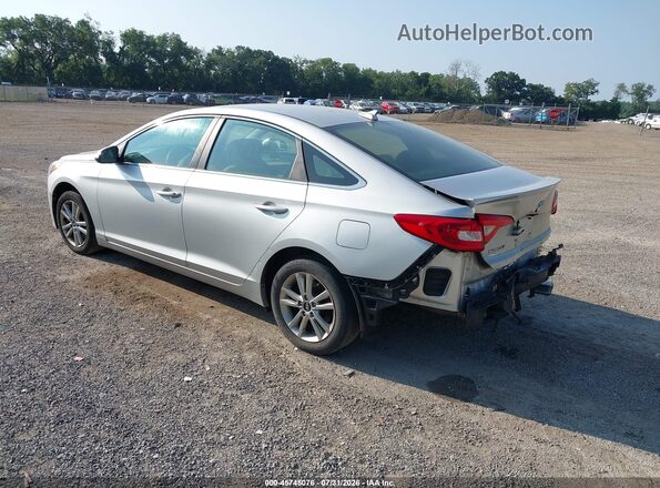 5NPE24AF8HH502909 2017 HYUNDAI SONATA Серебряный Задняя левая четверть