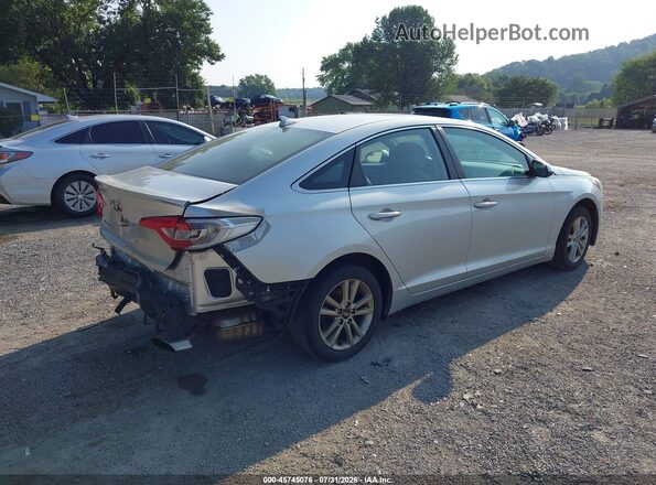 5NPE24AF8HH502909 2017 HYUNDAI SONATA Серебряный Задняя правая четверть