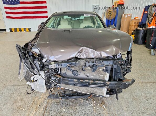 5NPE24AF8HH534582 2017 HYUNDAI SONATA Brown წინა ხედი