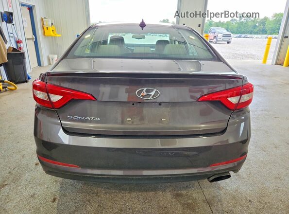 5NPE24AF8HH534582 2017 HYUNDAI SONATA Brown უკანა ხედი