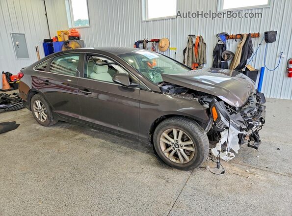 5NPE24AF8HH534582 2017 HYUNDAI SONATA Brown წინა მარჯვენა