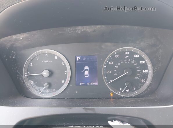 5NPE24AF8HH535828 2017 HYUNDAI SONATA Серебряный Вид задних сидений
