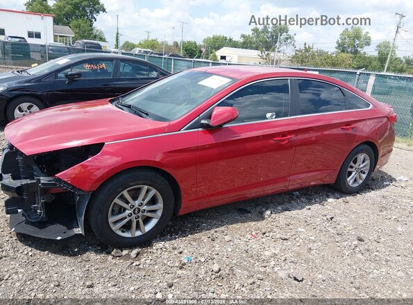 5NPE24AF8HH592210 2017 HYUNDAI SONATA Red 