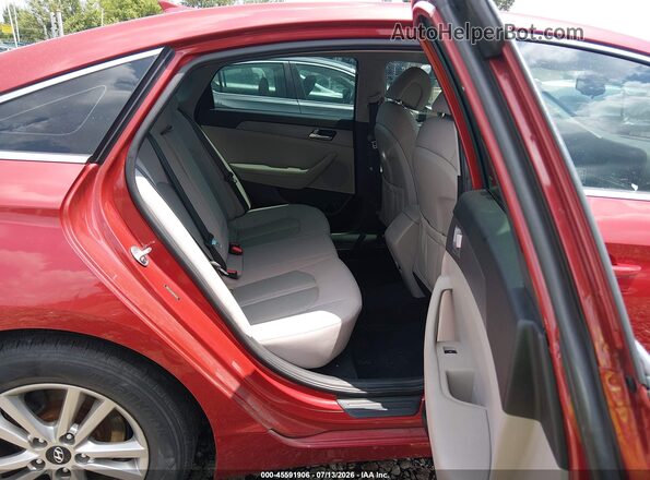 5NPE24AF8HH592210 2017 HYUNDAI SONATA Red VIN կոդի պիտակի տեսք