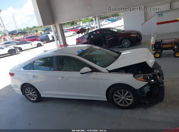 5NPE24AF8JH616415 2018 HYUNDAI SONATA White Панорамний вид салону 360°