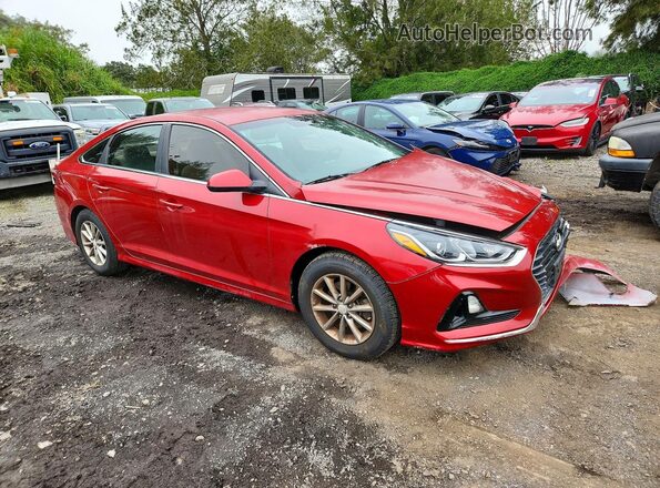 5NPE24AF8JH622201 2018 HYUNDAI SONATA Maroon Przód prawy