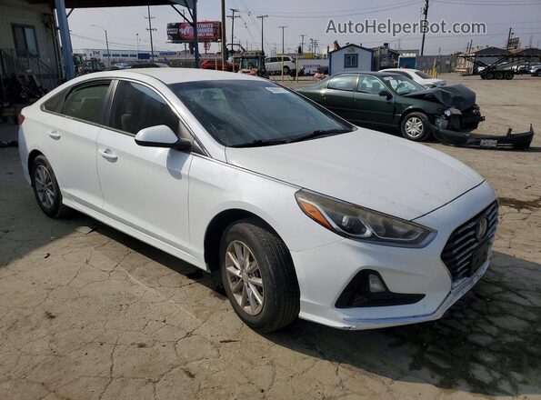 5NPE24AF8JH638253 2018 HYUNDAI SONATA White Przód prawy