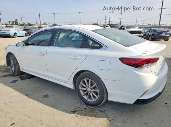 5NPE24AF8JH638253 2018 HYUNDAI SONATA White Tył lewy