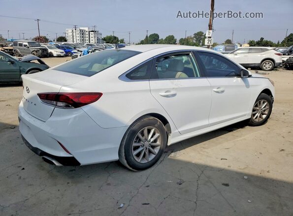 5NPE24AF8JH638253 2018 HYUNDAI SONATA White Tył prawy