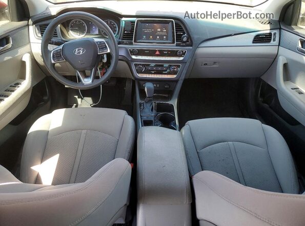 5NPE24AF8JH643596 2018 HYUNDAI SONATA Red Dashboard view