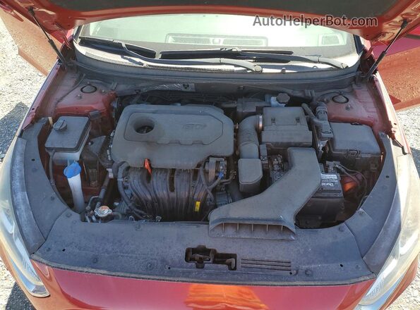 5NPE24AF8JH643596 2018 HYUNDAI SONATA Red Rear interior view