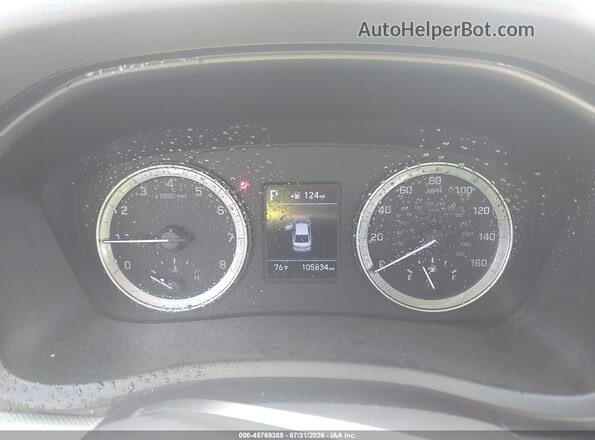 5NPE24AF8JH683922 2018 HYUNDAI SONATA Белый Вид задних сидений
