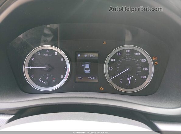 5NPE24AF8JH713615 2018 HYUNDAI SONATA Silver Vista de los asientos traseros