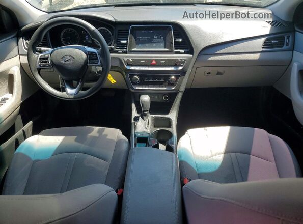 5NPE24AF8KH732280 2019 HYUNDAI SONATA Gray Vista del salpicadero