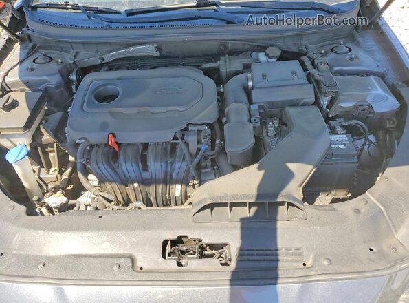 5NPE24AF8KH732280 2019 HYUNDAI SONATA Gray Vista interior trasera