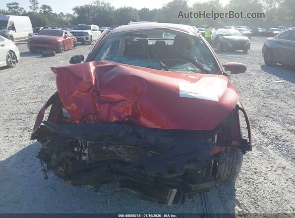 5NPE24AF8KH754005 2019 HYUNDAI SONATA Красный Вид панели приборов