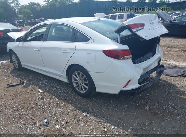5NPE24AF8KH755994 2019 HYUNDAI SONATA White Tył lewy