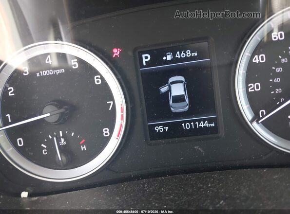5NPE24AF8KH755994 2019 HYUNDAI SONATA White Widok tylnych siedzeń