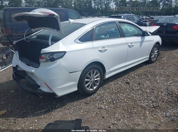 5NPE24AF8KH755994 2019 HYUNDAI SONATA White Tył prawy