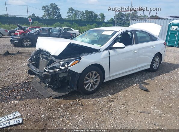 5NPE24AF8KH755994 2019 HYUNDAI SONATA White Przód lewy