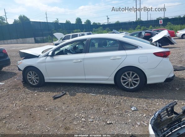 5NPE24AF8KH755994 2019 HYUNDAI SONATA White Widok wnętrza 360 stopni