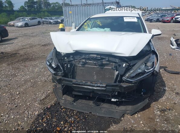 5NPE24AF8KH755994 2019 HYUNDAI SONATA White Widok zestawu wskaźników