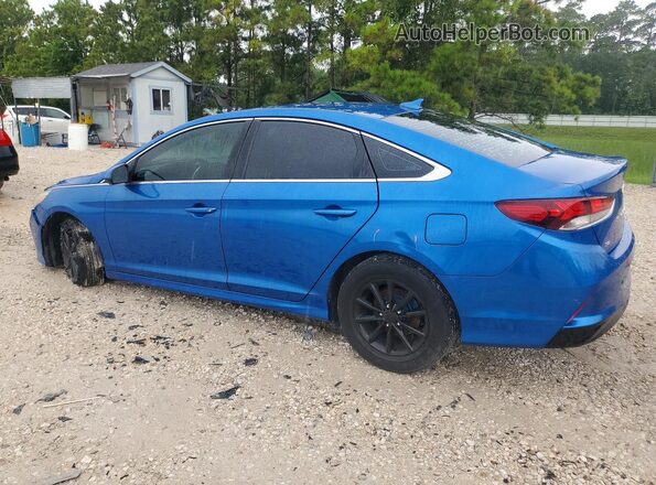 5NPE24AF8KH767935 2019 HYUNDAI SONATA Синий Задняя левая четверть