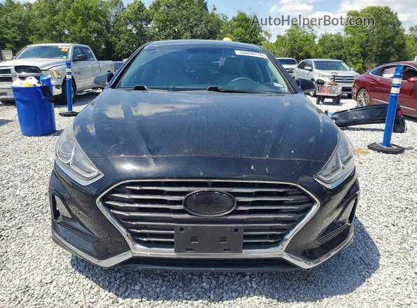 5NPE24AF8KH794293 2019 HYUNDAI SONATA Black წინა ხედი