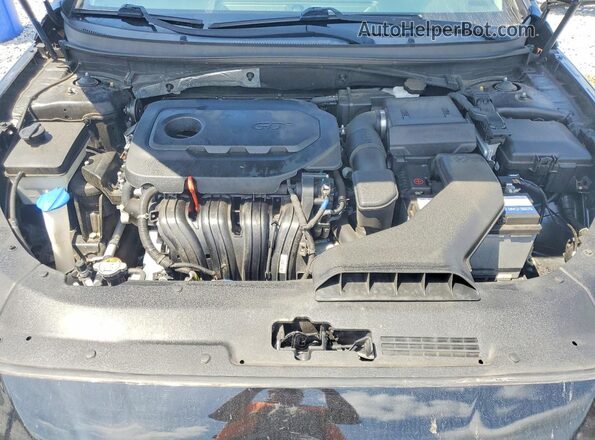 5NPE24AF8KH794293 2019 HYUNDAI SONATA Black უკანა სალონის ხედი