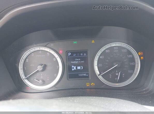 5NPE24AF8KH794715 2019 HYUNDAI SONATA Gray Հետևի նստատեղերի տեսք