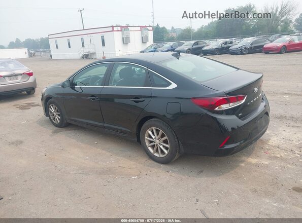 5NPE24AF8KH811125 2019 HYUNDAI SONATA Black Tył lewy