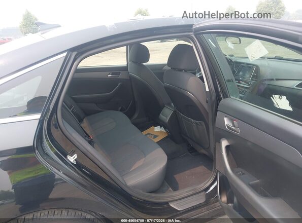 5NPE24AF8KH811125 2019 HYUNDAI SONATA Black Widok naklejki z numerem VIN